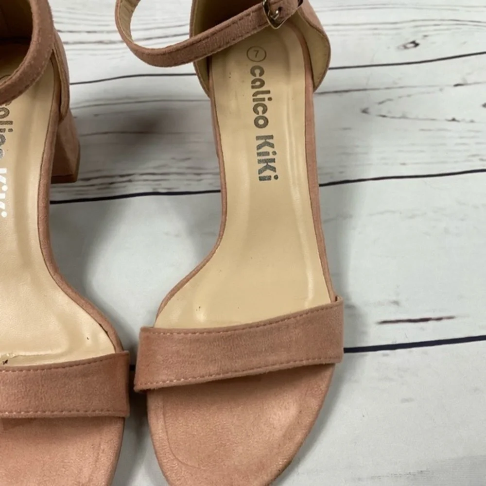 Calico‎ Kiki Pink Block Sandal